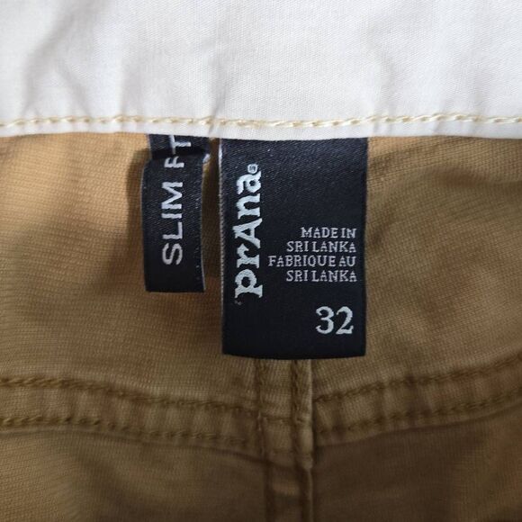 prAna Bridger Jeans Mens 32x34 Embark Brown Slim Fit Stretch Denim - Picture 3 of 11